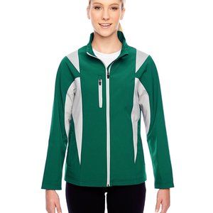 Team 365 Ladies Icon Colorblock Soft Shell Jacket